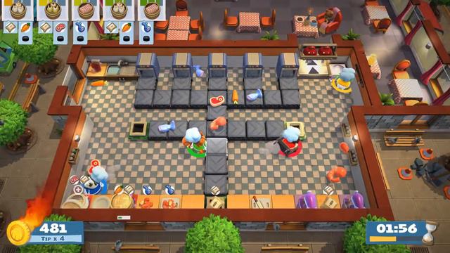 Overcooked 2 Kevin-8 4 stars 4 Player Co-op (Completed) смотреть онлайн