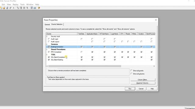 SQL Server Profiler || Creating Trace || Ms SQL