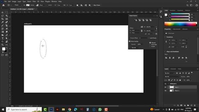 How to use clone stamp tool in photoshop | Pattern stamp tool in photoshop -Graphic design- Class 1 смотреть онлайн