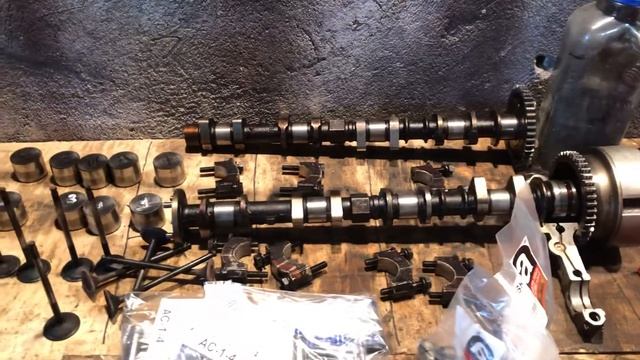 Замена сальников клапанов на головке от Toyota Vits