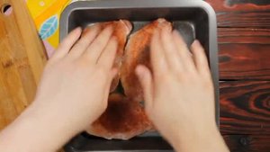 Любое мясо по этому рецепту получается очень вкусным! Отбивные в духовке.