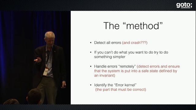 The Do's and Don'ts of Error Handling • Joe Armstrong • GOTO 2018