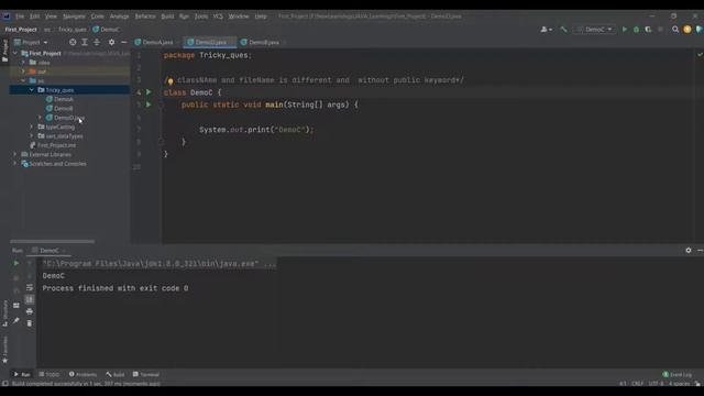 JAVA - Interview Questions - Based on File Name & Class Name| Core JAVA | HINDI смотреть онлайн