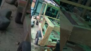 Переделка машины из дерева!