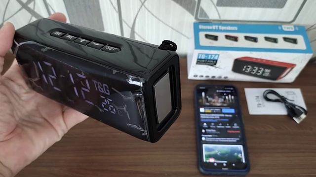 Блютуз блютус портативная Bluetooth колонка TG-174 смотреть онлайн