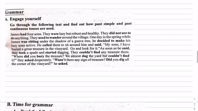 Unit 14 Talking about the Past: Interrupted Continuous Actions | Grade 10 English | Class 10 Englis
