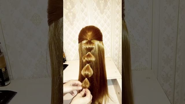 Быстрая прическа на новый год | прическа за минуту | Лёгкая новогодняя прическа смотреть онлайн