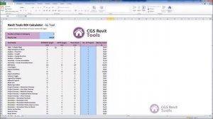 CGS Revit Tools - Import Spreadsheet