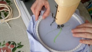 Машинная вышивка для начинающих. Machine embroidery for beginners.