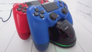 Видеотест джойстика PS4 и зарядной док-станции DOBE