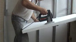 как резать пенопласт электролобзиком