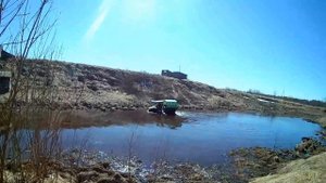 Вездеход Поморец 4х4 на воде