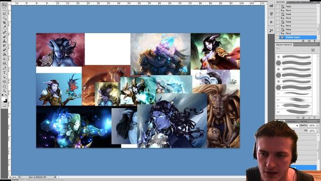 PHOTOSHOP Как сделать картинку из нескольких фото в Фотошопе, как сделать коллаж фотографий смотреть онлайн