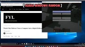 GWE MAIN MINECRAFT DENGAN VIRUS KOMPUTER MEMATIKAN SEDUNIA!!!