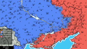 Продвижение войск РФ на Украине с 22.06 по 24.06.