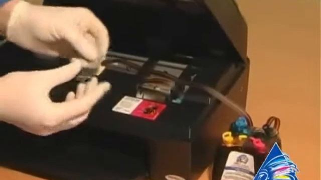 Как установить СНПЧ на EPSON SX200 / SX205 / SX400 / SX405? смотреть онлайн