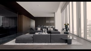 Реализованный проект Dantex Construction. Квартира на 82 этаже в башне «ОКО», Москва-Сити