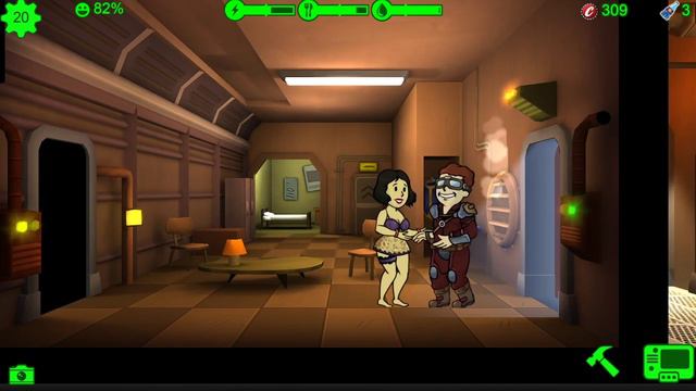 Прохождение игры Fallout Shelter✔#4-Любовная серия если можно назвать18+ смотреть онлайн