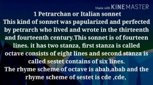 Sonnet, What is sonnet Forms of poetry.