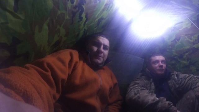 Экспериментальный выезд на рыбалку в мороз с палаткой. Ставим жерлицы р. Псел. смотреть онлайн