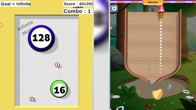 Laser Bubbles 3D vs Surround and Merge - 2048 ball Gameplay walkthrough New Update Levels #1