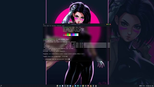 Actualizar Manjaro Linux смотреть онлайн