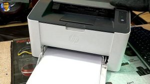 How To Print Out Hp 107a Text Page Report &  Configuration Result