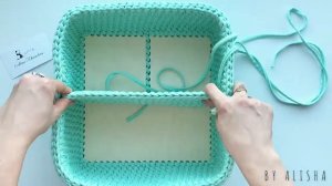 КОРЗИНКА-ОРГАНАЙЗЕР | ВЯЗАНИЕ КРЮЧКОМ | ЧАСТЬ 2