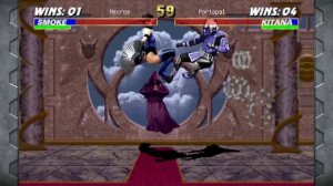 UMK3 - ОЧЕНЬ ЖЁСТКИЙ ИГРОК РЕПТИЛИЯ - Ultimate Mortal Kombat 3 Necros