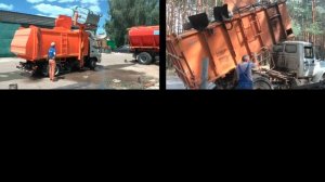 Какой мусоровоз лучше? Новый мусоровоз Geely против мусоровоза ГАЗ