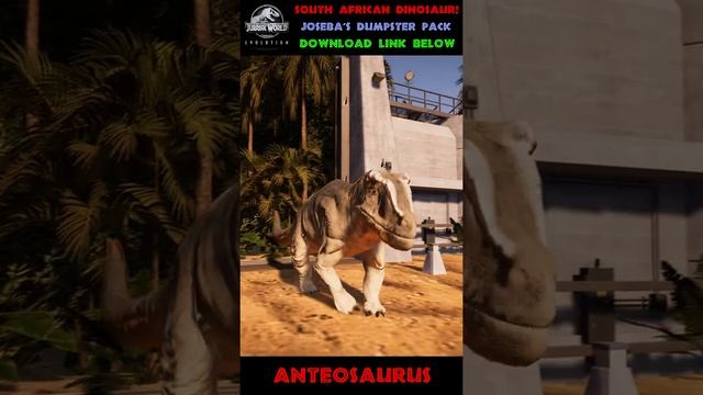 SOUTH AFRICAN DINOSAUR! - Anteosaurus - New Species - Download Link Included - JWE Mods - #shorts смотреть онлайн