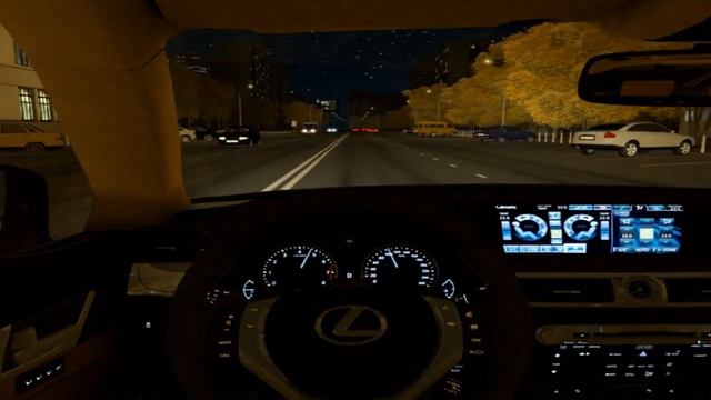 Опасные шашки по городу на Лексусе в City Car Driving | Lexus gs 350 |
