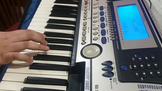 Song Saiyara on piano | Ek Tha Tiger | YAMAHA PSR -550 | смотреть онлайн