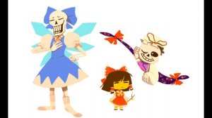 [Undertale x Touhou] Bad Apple + Bonetrousle