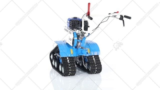 Снегоходная приставка (гусеничный привод) Нева ГС1 к мотоблокам 3D обзор.