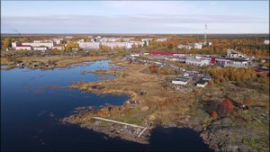 Беломорск, осень, со стороны моря