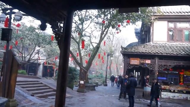 [Walk tour] Huanglongxi Ancient Town Sichuan China 四川 黃龍溪古鎮 (一根麵) смотреть онлайн