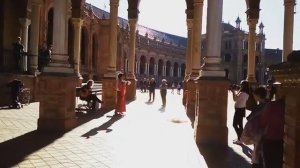 Flamenco en la Plaza España de Sevilla