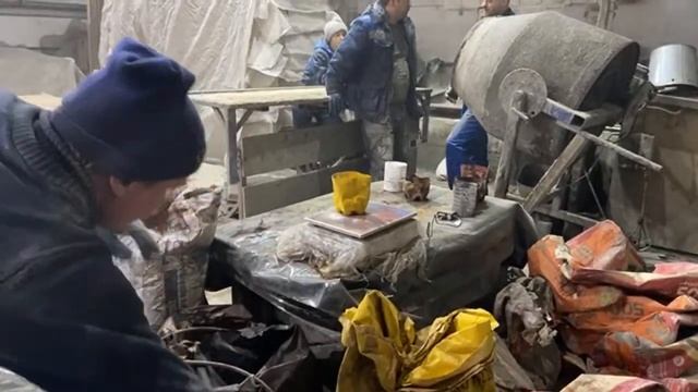Обучение технологии «Мрамор из бетона» партнёров из компании «Доммейстер» (Московская область)