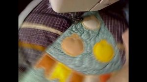 Елочка лоскутная. Как сшить и простегать простую и красивую елочку.