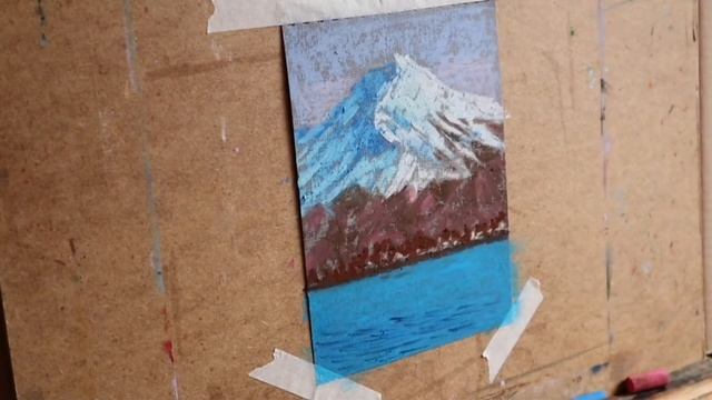 Рисуем масляной пастелью