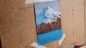 Рисуем масляной пастелью