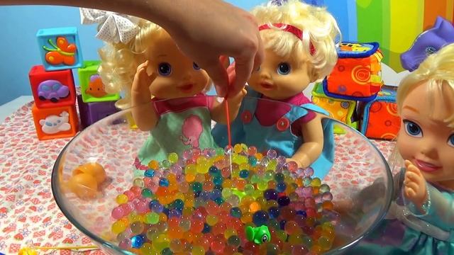 ❤ Беби Элайв Соня Катя Куклы пупсики играют в рыбалку в шариках орбиз с Эльза из Холодное сердце смотреть онлайн