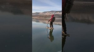 Финские сани, Kicksled,  Байкал декабрь 2022