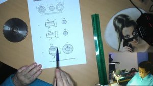 Чертежи зубчатого колеса и зубчатой пары