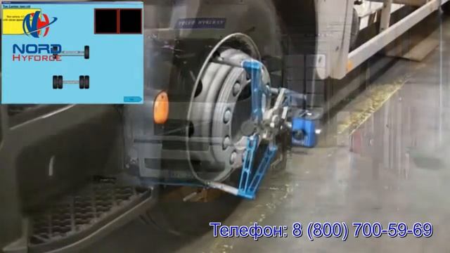 Процедура измерения двух осей автомобиля за одну прокатку с помощью системы TruckCam смотреть онлайн