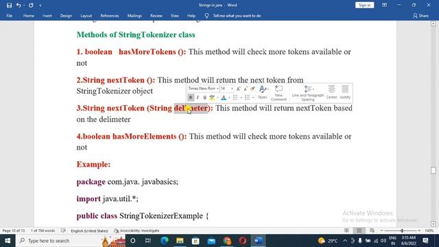 String Tokenizer in java(Telugu) смотреть онлайн