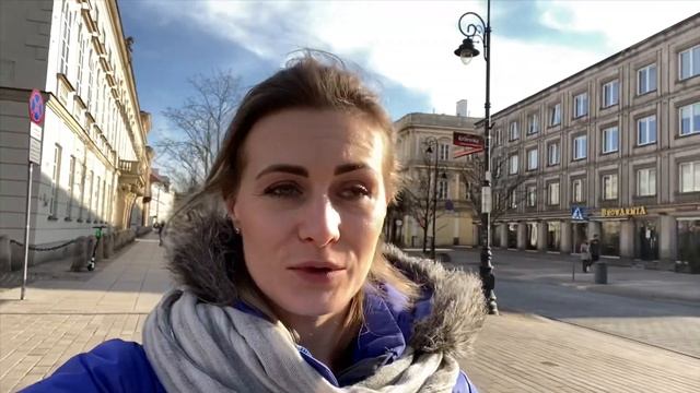 1й день карантина в Варшаве. 16.03.2020. Коронавирус. смотреть онлайн