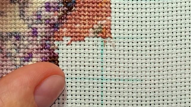 Процесс вышивки крестом?//Cross-stitch