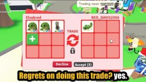 77 Trades for Chameleon in 1 Minute! Roblox Adopt Me